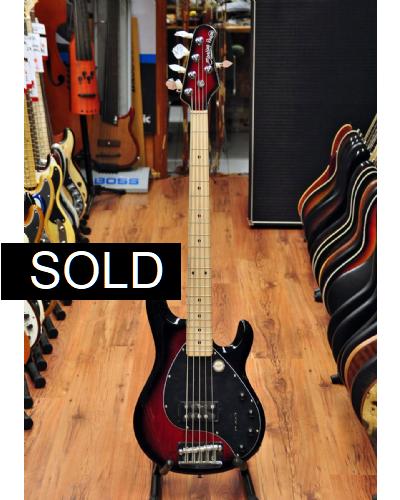 Musicman Sterling RAY 35 Ruby Red Maple